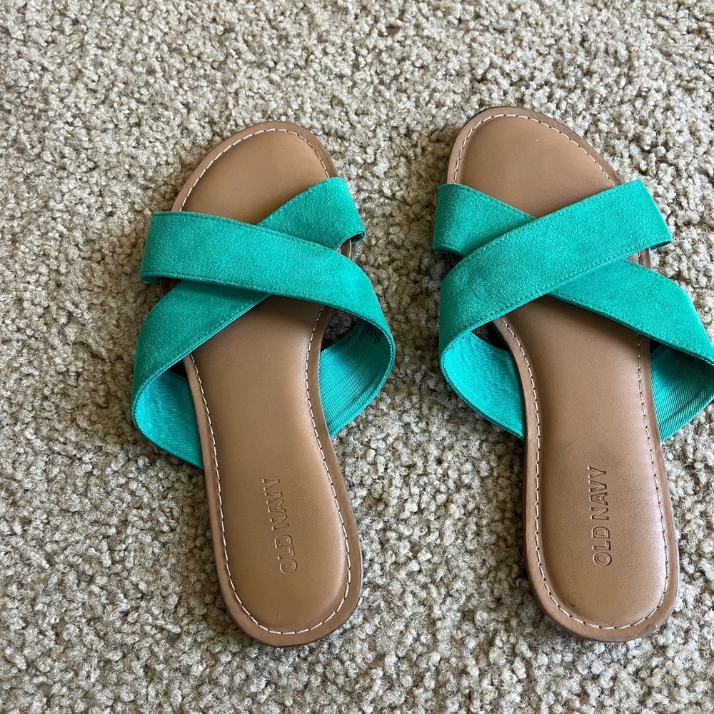 Old Navy Women's Green Sandals